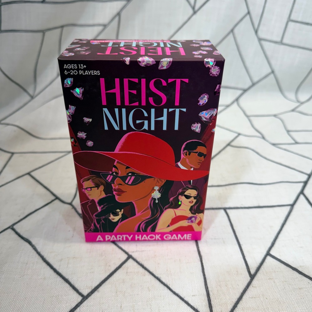 Funko Games Heist Night Party Hack Game OS Pink 6-20 Players Ages 13+